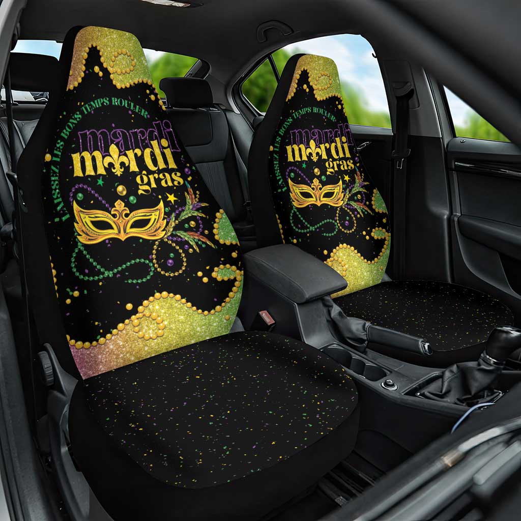 Mardi Gras Car Seat Cover Laissez Les Bons Temps Rouler