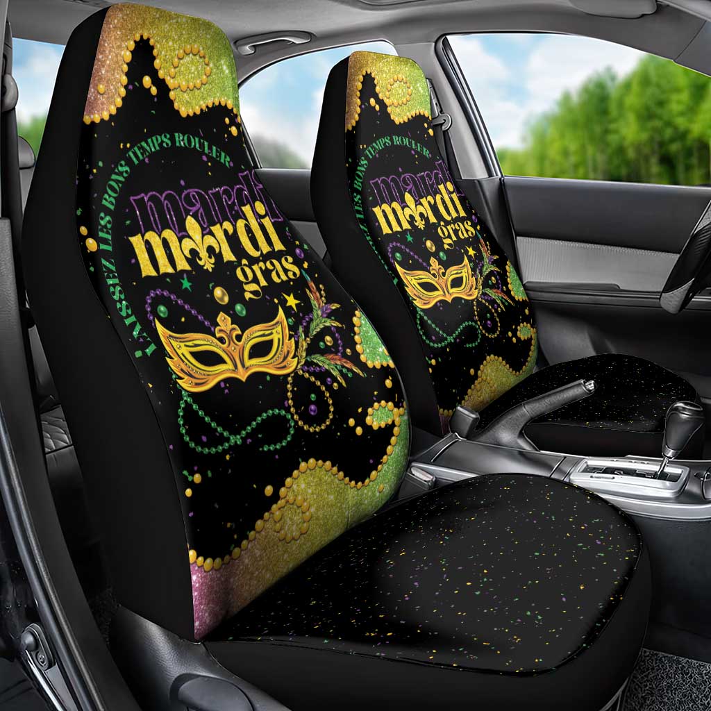 Mardi Gras Car Seat Cover Laissez Les Bons Temps Rouler