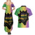 Mardi Gras Couples Matching Summer Maxi Dress and Hawaiian Shirt Laissez Les Bons Temps Rouler