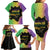 Mardi Gras Family Matching Long Sleeve Bodycon Dress and Hawaiian Shirt Laissez Les Bons Temps Rouler