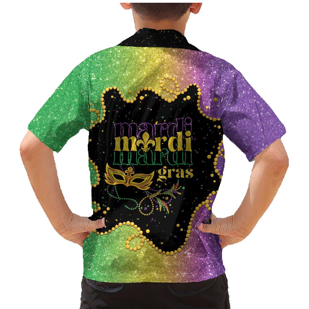 Mardi Gras Family Matching Mermaid Dress and Hawaiian Shirt Laissez Les Bons Temps Rouler