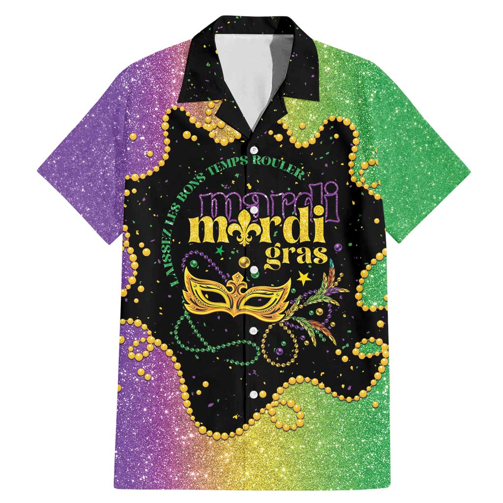 Mardi Gras Family Matching Mermaid Dress and Hawaiian Shirt Laissez Les Bons Temps Rouler
