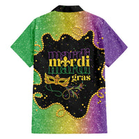 Mardi Gras Family Matching Off Shoulder Maxi Dress and Hawaiian Shirt Laissez Les Bons Temps Rouler