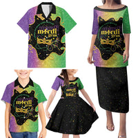 Mardi Gras Family Matching Puletasi and Hawaiian Shirt Laissez Les Bons Temps Rouler