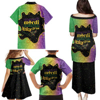 Mardi Gras Family Matching Puletasi and Hawaiian Shirt Laissez Les Bons Temps Rouler