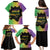 Mardi Gras Family Matching Puletasi and Hawaiian Shirt Laissez Les Bons Temps Rouler