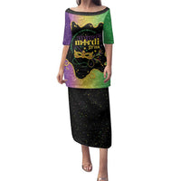 Mardi Gras Family Matching Puletasi and Hawaiian Shirt Laissez Les Bons Temps Rouler