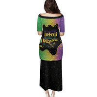 Mardi Gras Family Matching Puletasi and Hawaiian Shirt Laissez Les Bons Temps Rouler
