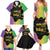Mardi Gras Family Matching Summer Maxi Dress and Hawaiian Shirt Laissez Les Bons Temps Rouler
