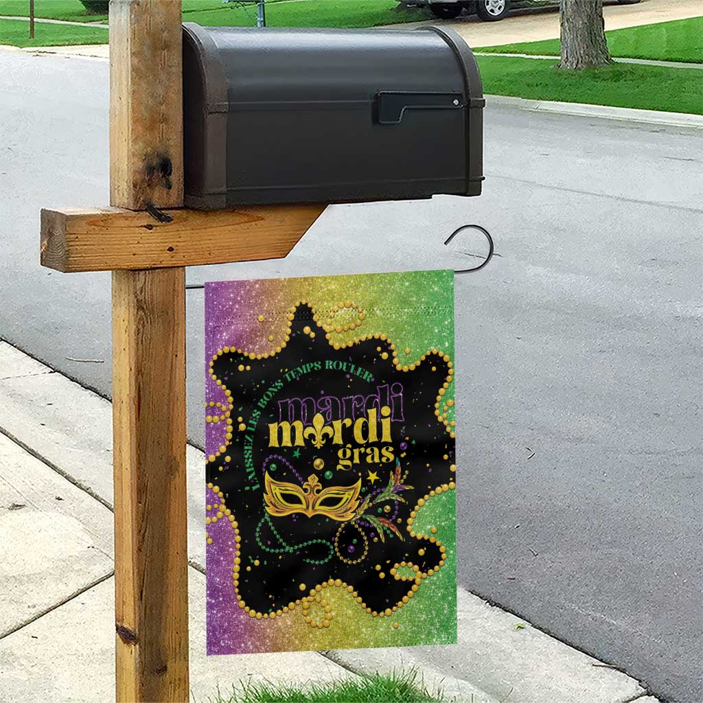 Mardi Gras Garden Flag Laissez Les Bons Temps Rouler