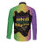 Mardi Gras Long Sleeve Button Shirt Laissez Les Bons Temps Rouler