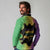 Mardi Gras Long Sleeve Polo Shirt Laissez Les Bons Temps Rouler