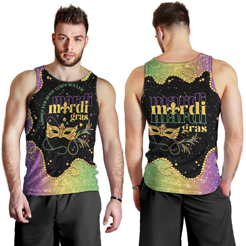 Mardi Gras Men Tank Top Laissez Les Bons Temps Rouler