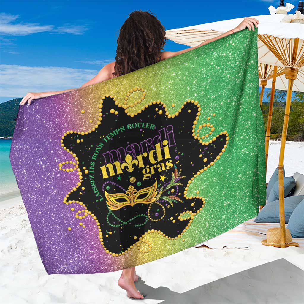 Mardi Gras Sarong Laissez Les Bons Temps Rouler LT05 - Wonder Print Shop