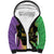 Mardi Gras Sherpa Hoodie Laissez Les Bons Temps Rouler LT05 - Wonder Print Shop