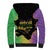 Mardi Gras Sherpa Hoodie Laissez Les Bons Temps Rouler LT05 - Wonder Print Shop