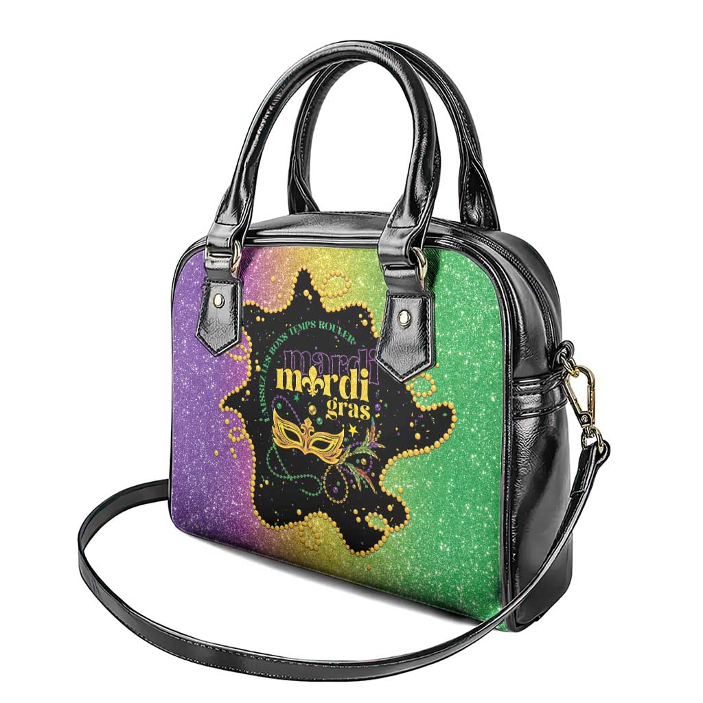 Mardi Gras Shoulder Handbag Laissez Les Bons Temps Rouler LT05 - Wonder Print Shop