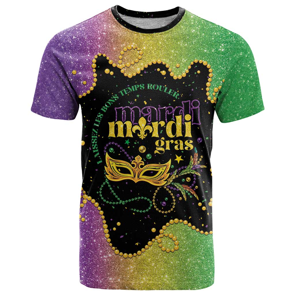 Mardi Gras T Shirt Laissez Les Bons Temps Rouler LT05 - Wonder Print Shop