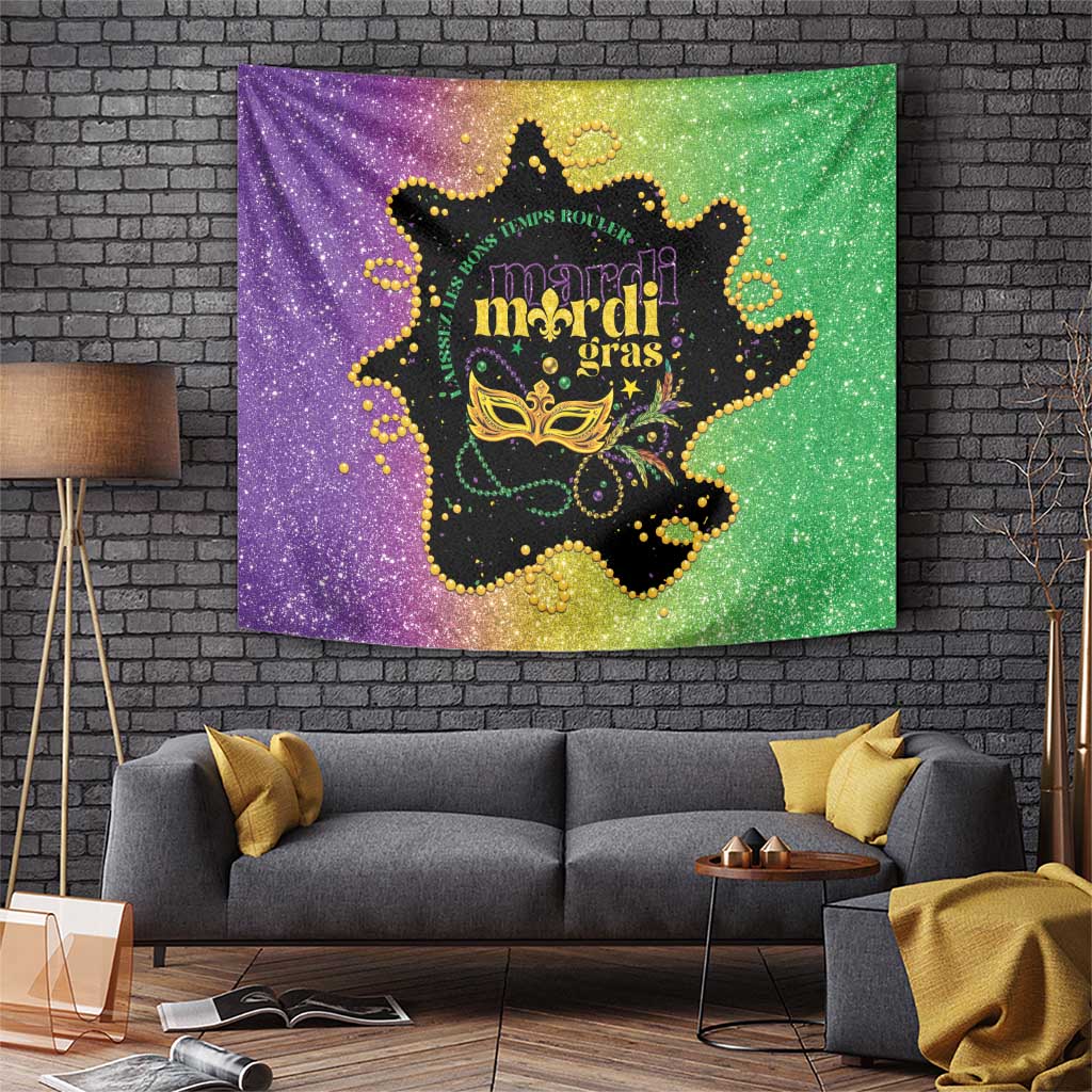 Mardi Gras Tapestry Laissez Les Bons Temps Rouler LT05 - Wonder Print Shop
