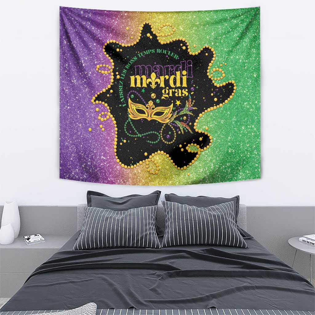 Mardi Gras Tapestry Laissez Les Bons Temps Rouler LT05 - Wonder Print Shop