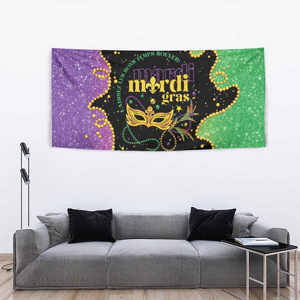 Mardi Gras Tapestry Laissez Les Bons Temps Rouler LT05 - Wonder Print Shop