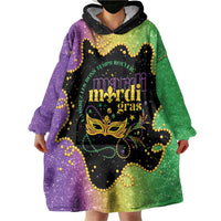 Mardi Gras Wearable Blanket Hoodie Laissez Les Bons Temps Rouler LT05 - Wonder Print Shop