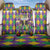 Love Mardi Gras Back Car Seat Cover Coquette Bow Glitter Style