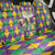 Love Mardi Gras Back Car Seat Cover Coquette Bow Glitter Style