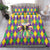 Love Mardi Gras Bedding Set Coquette Bow Glitter Style