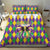 Love Mardi Gras Bedding Set Coquette Bow Glitter Style