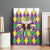 Love Mardi Gras Canvas Wall Art Coquette Bow Glitter Style