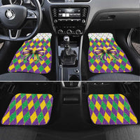 Love Mardi Gras Car Mats Coquette Bow Glitter Style