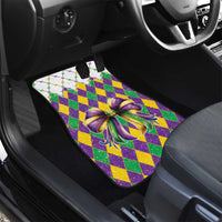 Love Mardi Gras Car Mats Coquette Bow Glitter Style