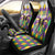 Love Mardi Gras Car Seat Cover Coquette Bow Glitter Style