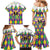 Love Mardi Gras Family Matching Mermaid Dress and Hawaiian Shirt Coquette Bow Glitter Style