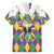 Love Mardi Gras Family Matching Off The Shoulder Long Sleeve Dress and Hawaiian Shirt Coquette Bow Glitter Style