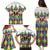 Love Mardi Gras Family Matching Puletasi and Hawaiian Shirt Coquette Bow Glitter Style
