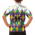 Love Mardi Gras Family Matching Short Sleeve Bodycon Dress and Hawaiian Shirt Coquette Bow Glitter Style
