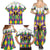 Love Mardi Gras Family Matching Summer Maxi Dress and Hawaiian Shirt Coquette Bow Glitter Style