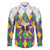 Love Mardi Gras Family Matching Tank Maxi Dress and Hawaiian Shirt Coquette Bow Glitter Style