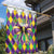 Love Mardi Gras Garden Flag Coquette Bow Glitter Style