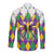 Love Mardi Gras Long Sleeve Button Shirt Coquette Bow Glitter Style