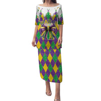 Love Mardi Gras Puletasi Coquette Bow Glitter Style LT05 - Wonder Print Shop