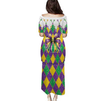 Love Mardi Gras Puletasi Coquette Bow Glitter Style LT05 - Wonder Print Shop