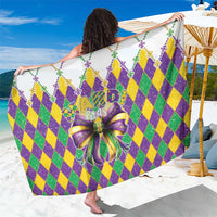 Love Mardi Gras Sarong Coquette Bow Glitter Style LT05 - Wonder Print Shop