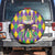Love Mardi Gras Spare Tire Cover Coquette Bow Glitter Style LT05 - Wonder Print Shop