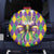 Love Mardi Gras Spare Tire Cover Coquette Bow Glitter Style LT05 - Wonder Print Shop