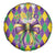 Love Mardi Gras Spare Tire Cover Coquette Bow Glitter Style LT05 - Wonder Print Shop
