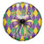 Love Mardi Gras Spare Tire Cover Coquette Bow Glitter Style LT05 - Wonder Print Shop