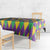 Love Mardi Gras Tablecloth Coquette Bow Glitter Style LT05 - Wonder Print Shop